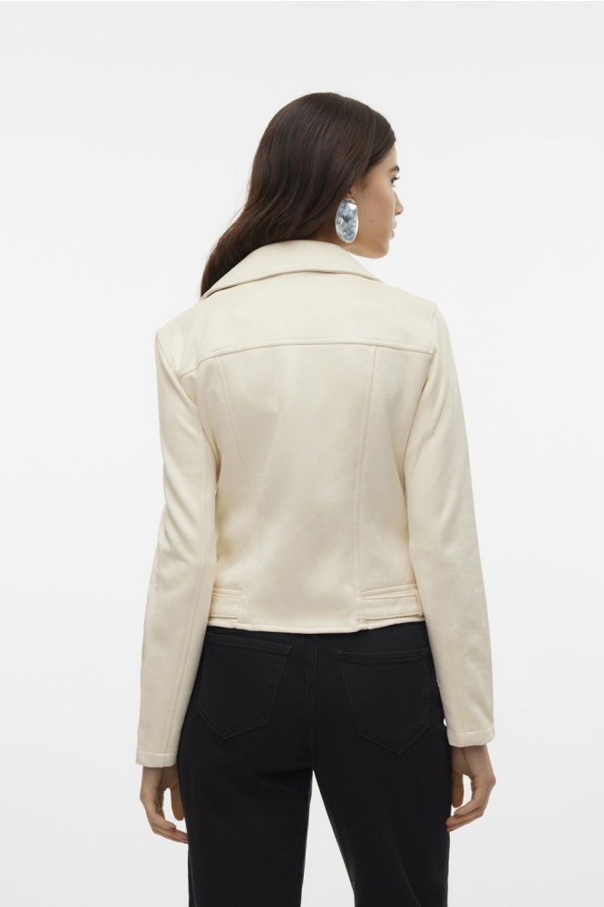 VMJOSE SHORT FAUX SUEDE JACKET GA N 10300938 BIRCH